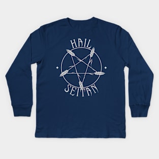 Hail Seitan Kids Long Sleeve T-Shirt